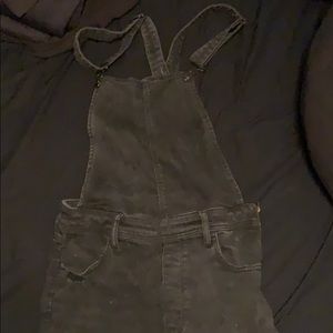 American eagle straight leg overalls